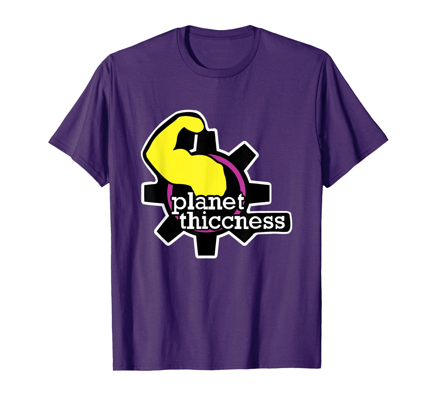 Planet Thiccness Funny Gym Thickness T-Shirt