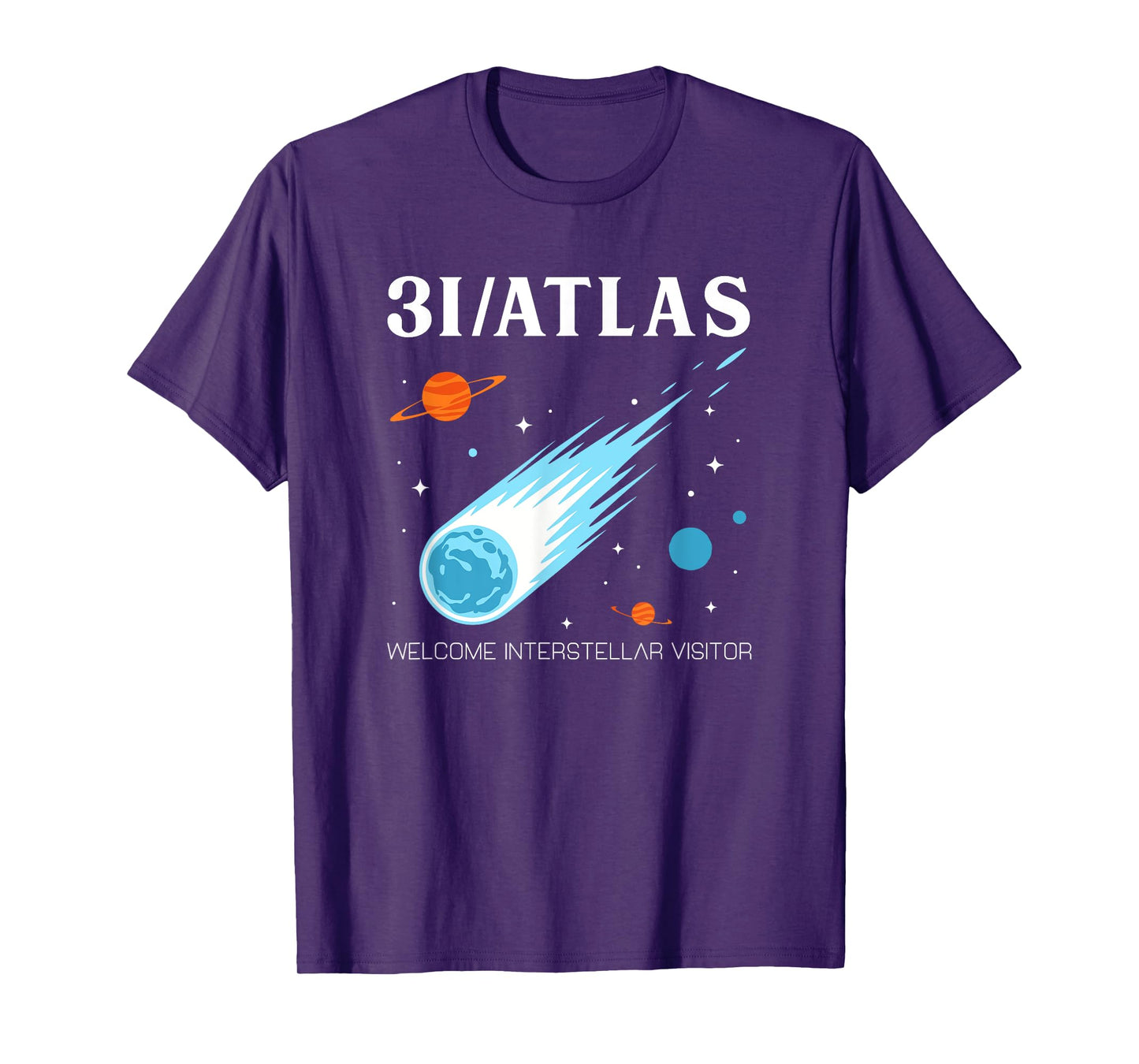 3I/Atlas Interstellar Visitor Comet Space Exploration Art T-Shirt