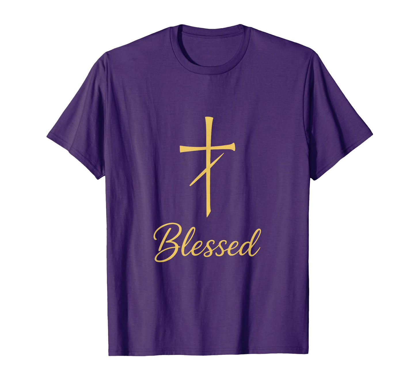 Blessed - Christian Cross Inspirational Faith T-Shirt