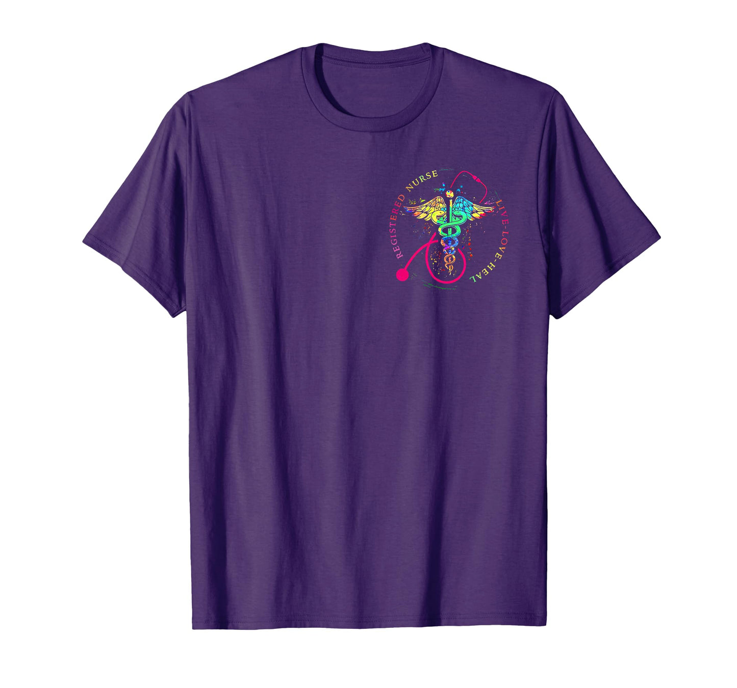 Registered Nurse Stethoscope Nursing RN Staff Pocket RN T-Shirt