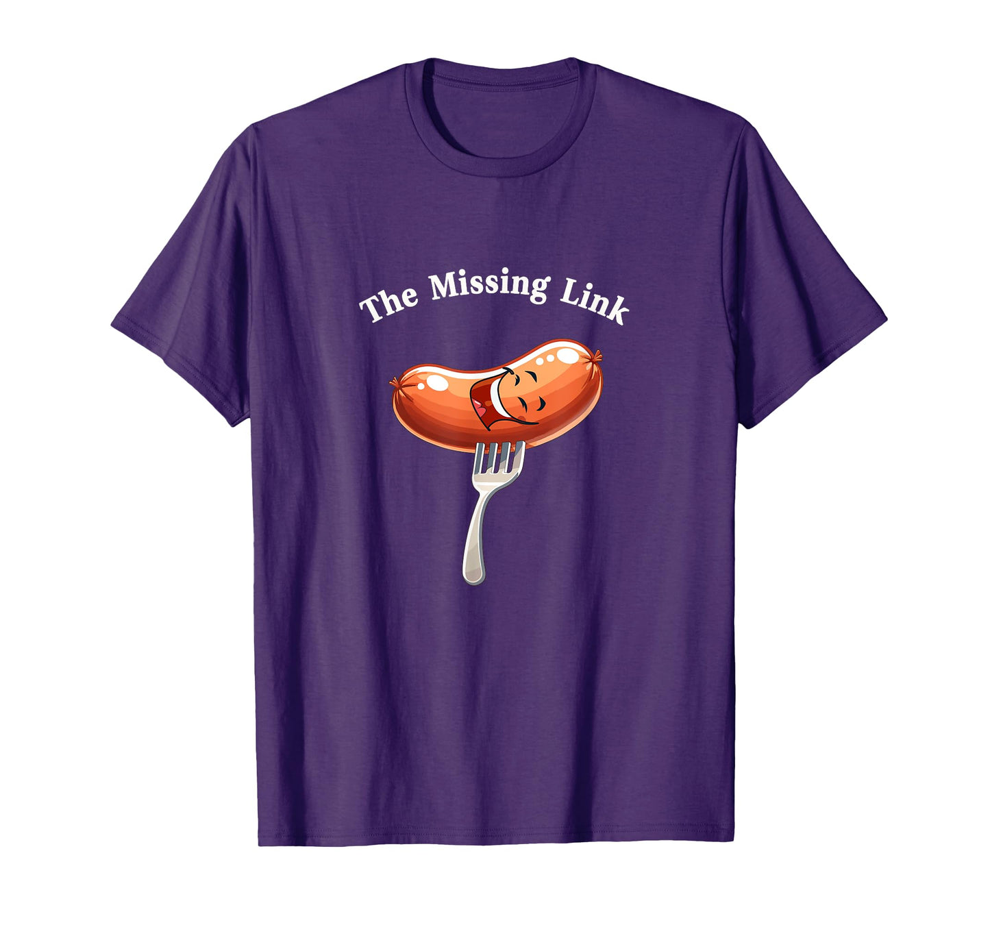 The Missing Link Sausage Smile BBQ Party Fun T-Shirt