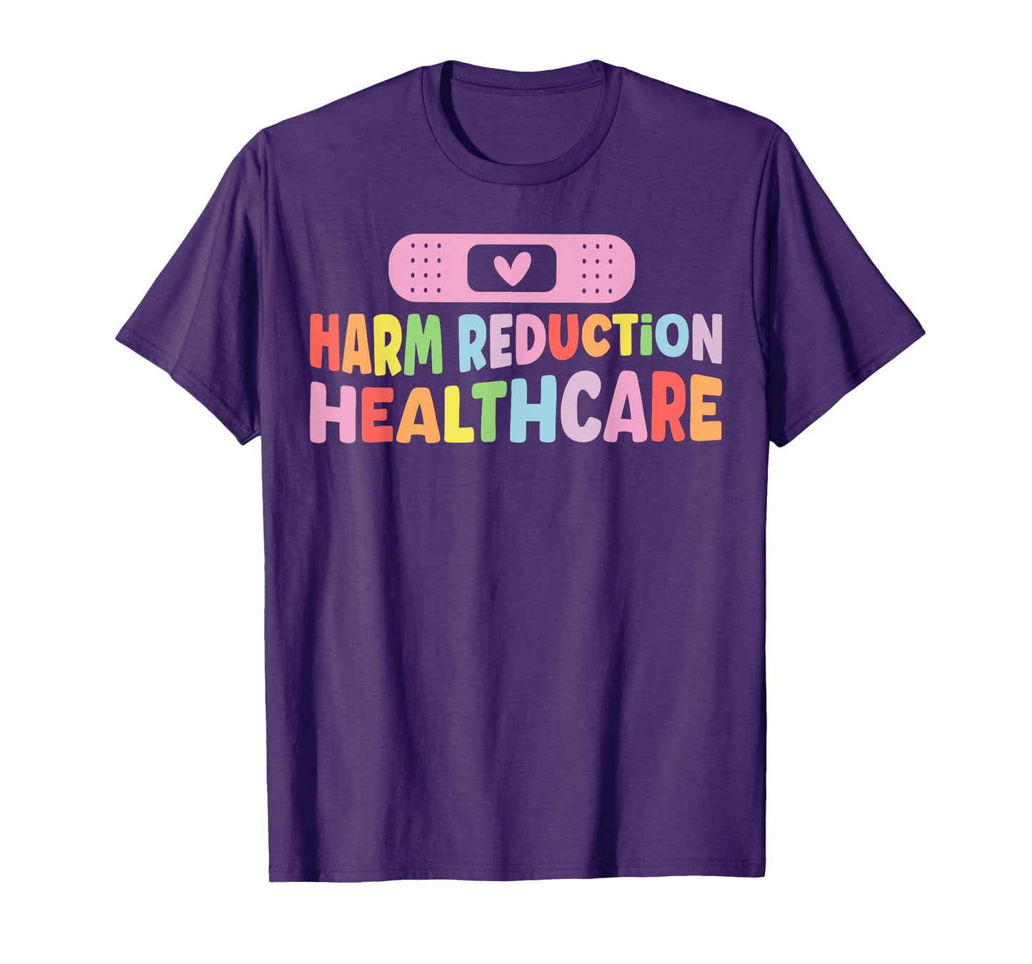 Retro Flower Harm Reduction Healthcare Overdose Awareness T-Shirt