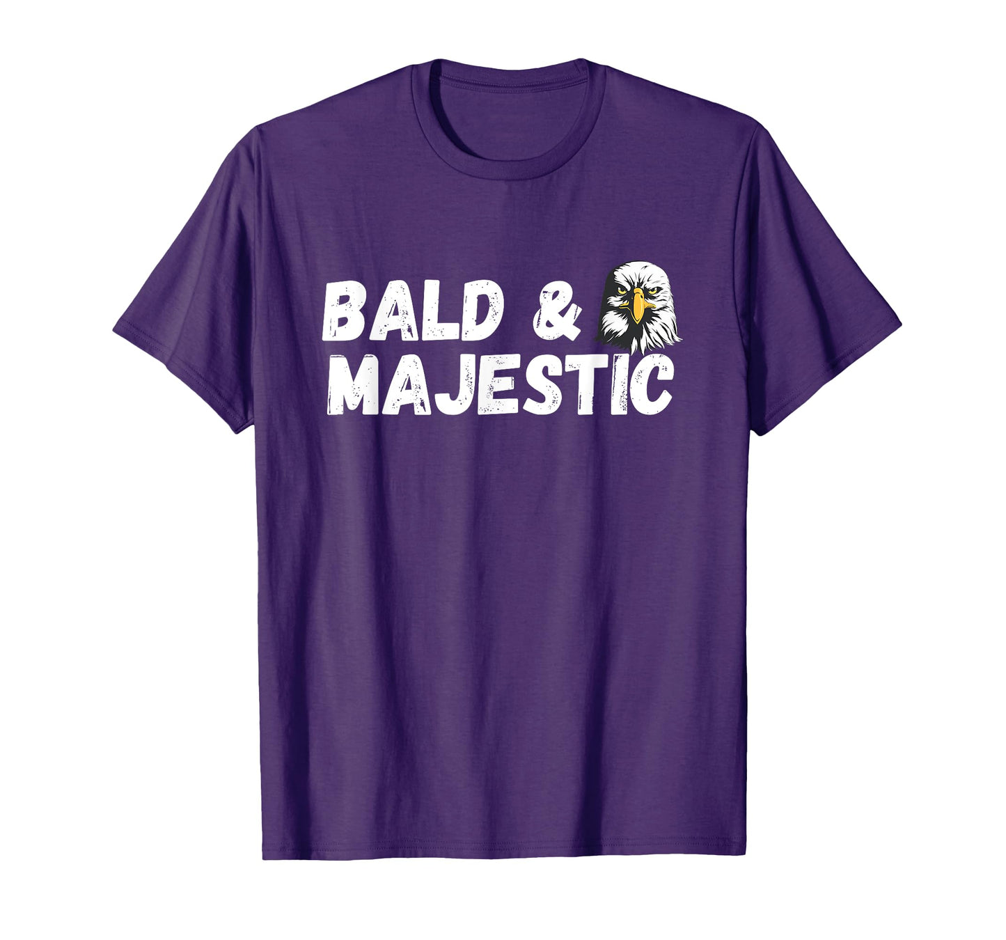 Men Bald and Majestic T-Shirt