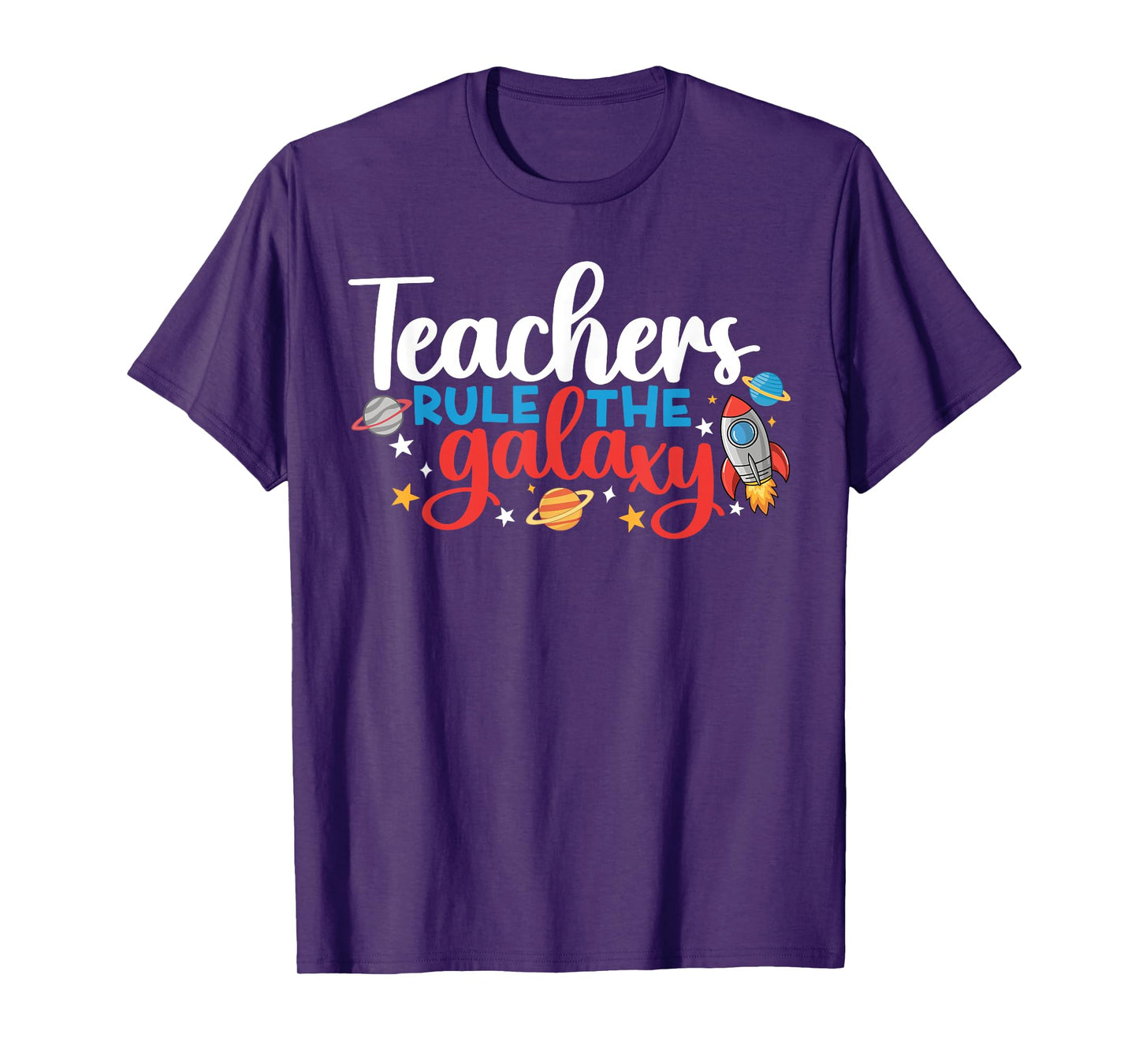 Space Lover Teacher Life Back To School Space Rocket T-Shirt