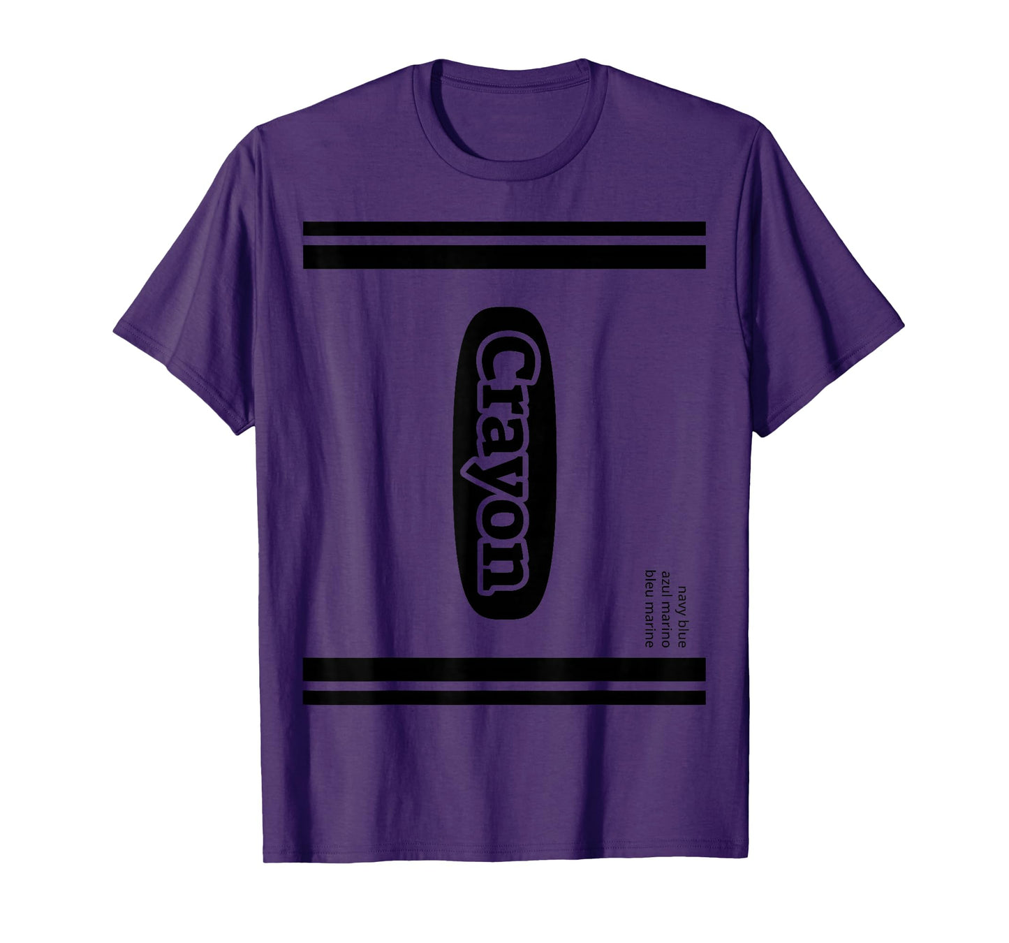 Crayon Navy Blue Group Costume T-Shirt