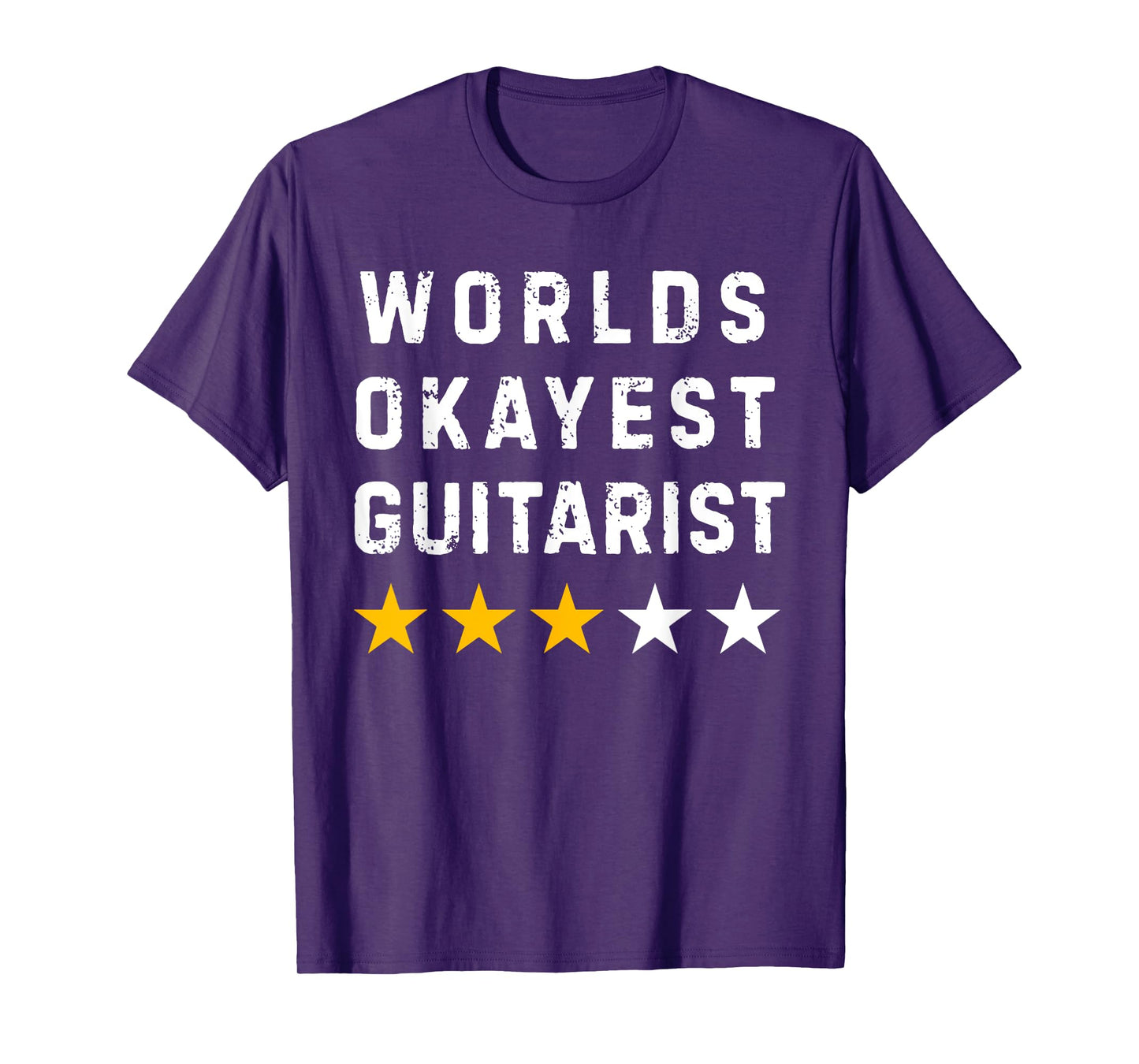 Worlds Okayest Guitar Player Music Lover Funny Guitarist T-Shirt