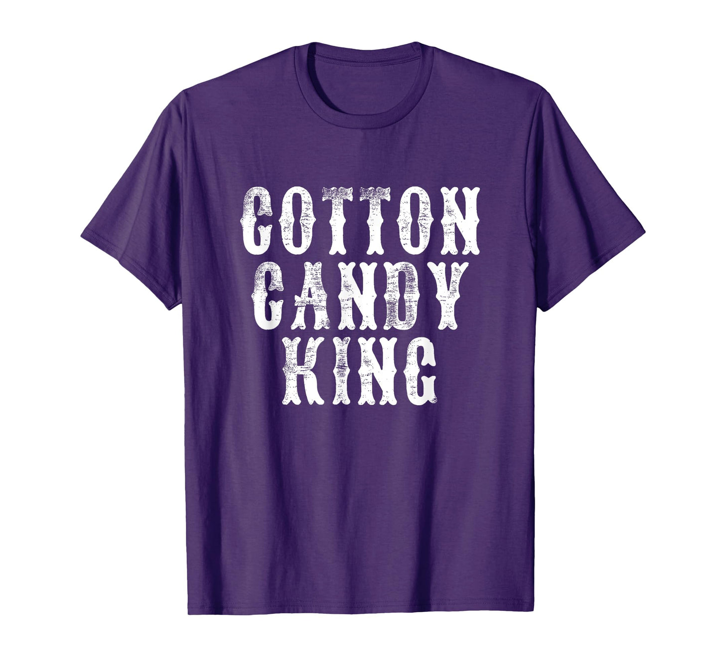 Cotton Candy King - Fun Carnival State Fair Amusement Park T-Shirt