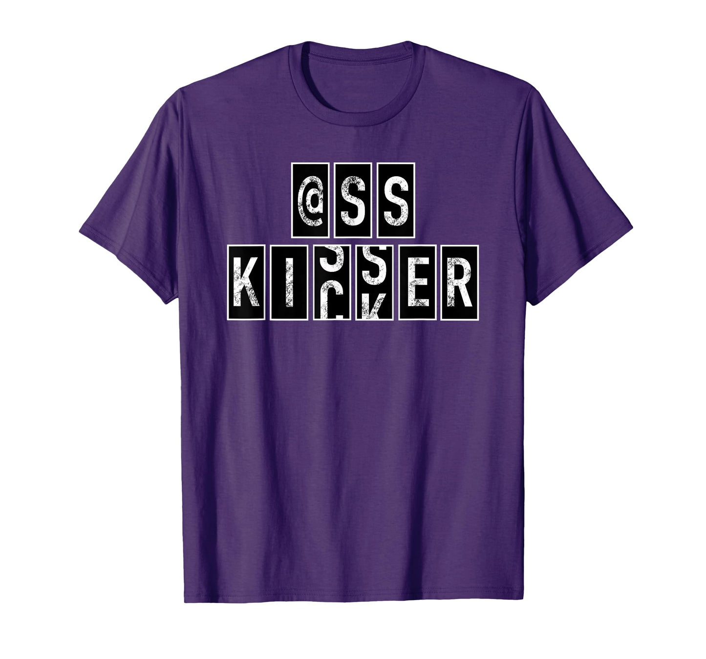Ass Kisser @ss Butt Kicker Grunge Motivational Odometer T-Shirt