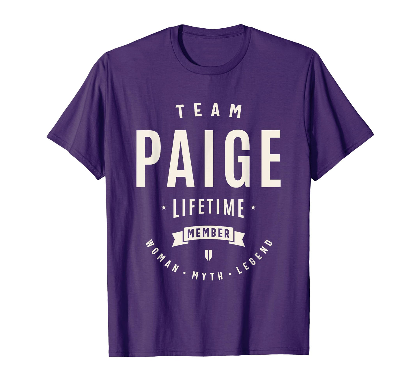 Team Paige Lifetime Member Funny Name Paige T-Shirt