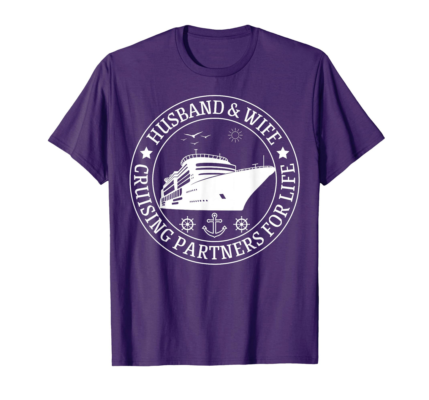 Cruising Husband And Wife Cruise Partners For Life Matching T-Shirt
