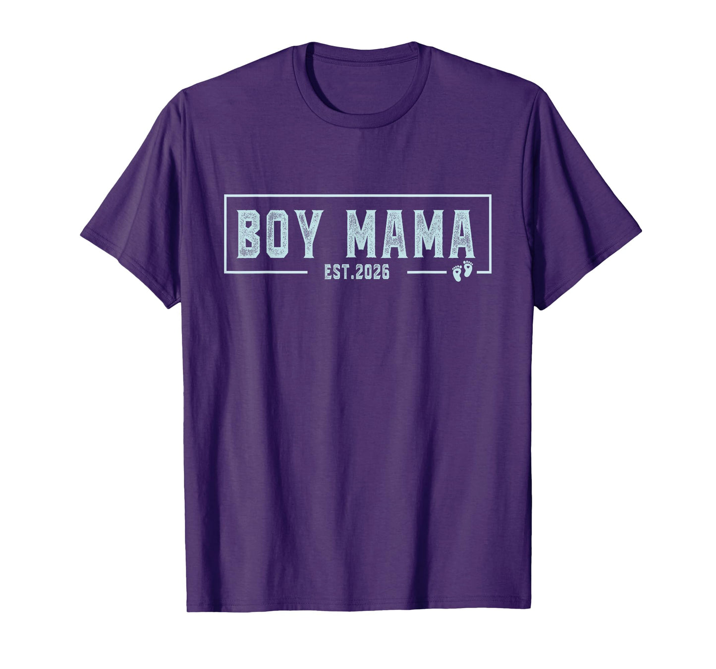 Boy Mama Est 2026 Boy Mom Pregnancy Mom To Be New Mama 2026 T-Shirt
