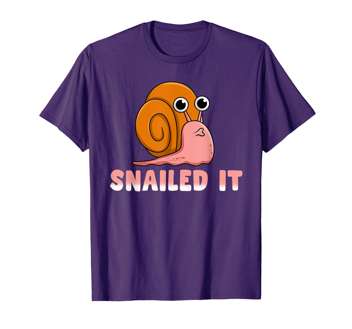 Snailed It Funny Snail T-Shirt