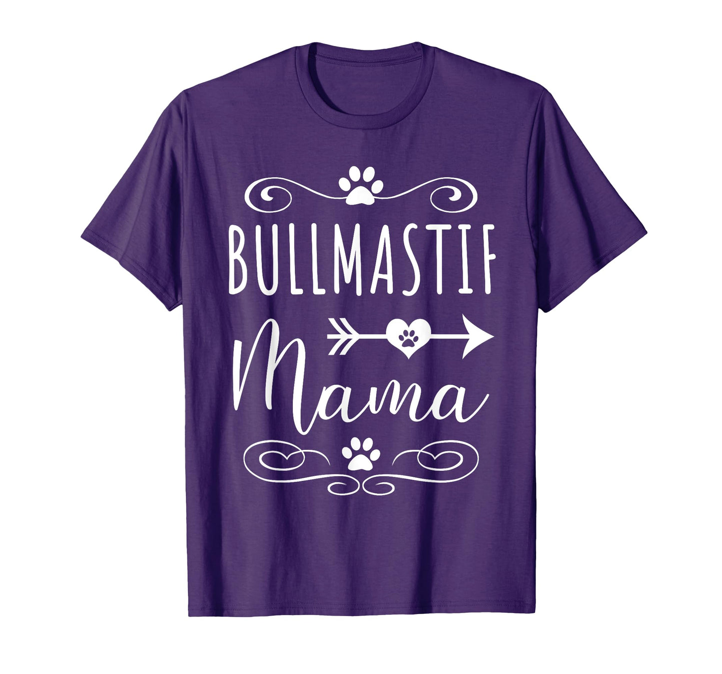 Bullmastiff Mama T Shirts Funny Bullmastiff Lover Dog Mom T-Shirt