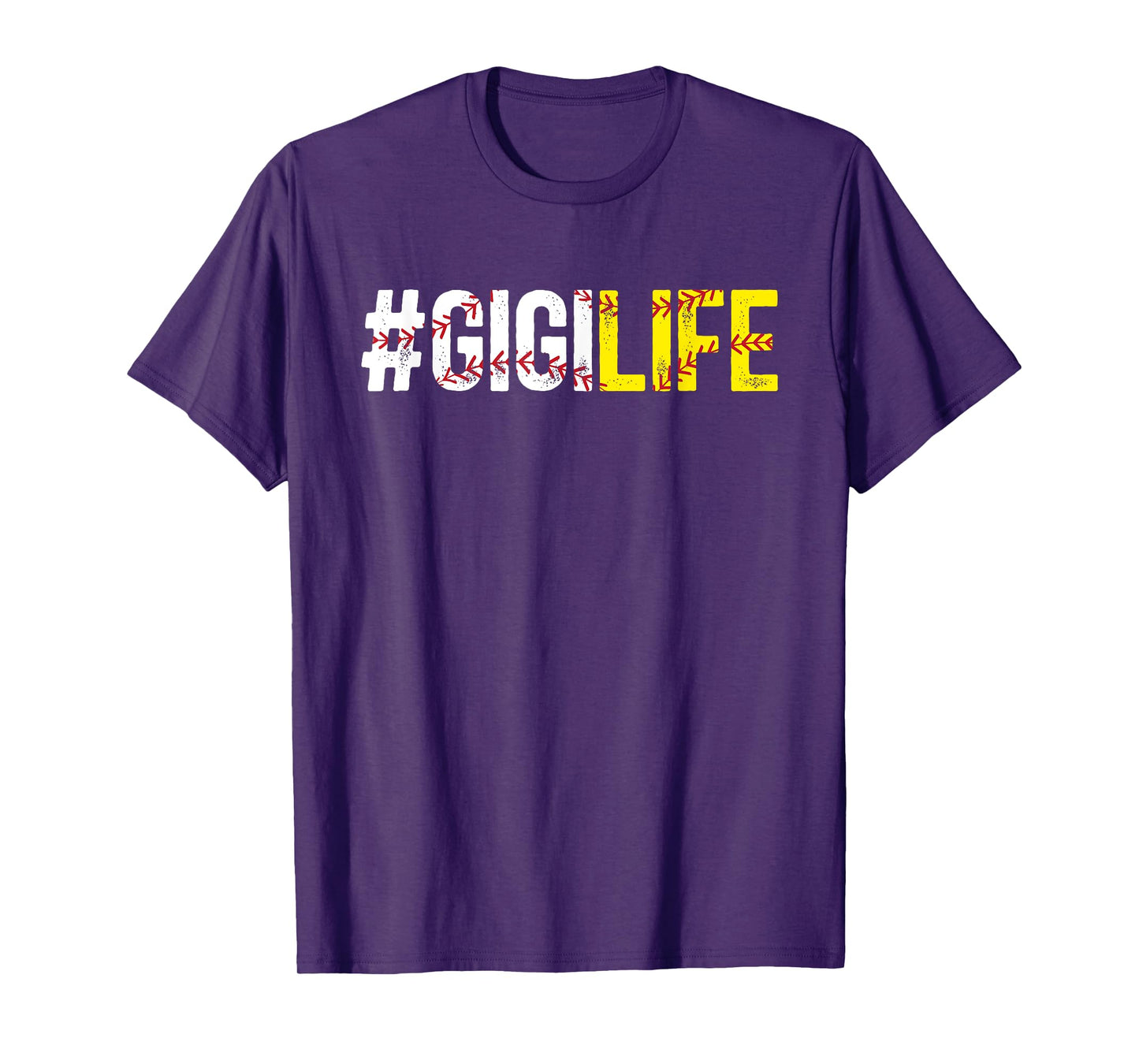 Softball Baseball Gigi Life Baseball Softball Gigi Grandma T-Shirt