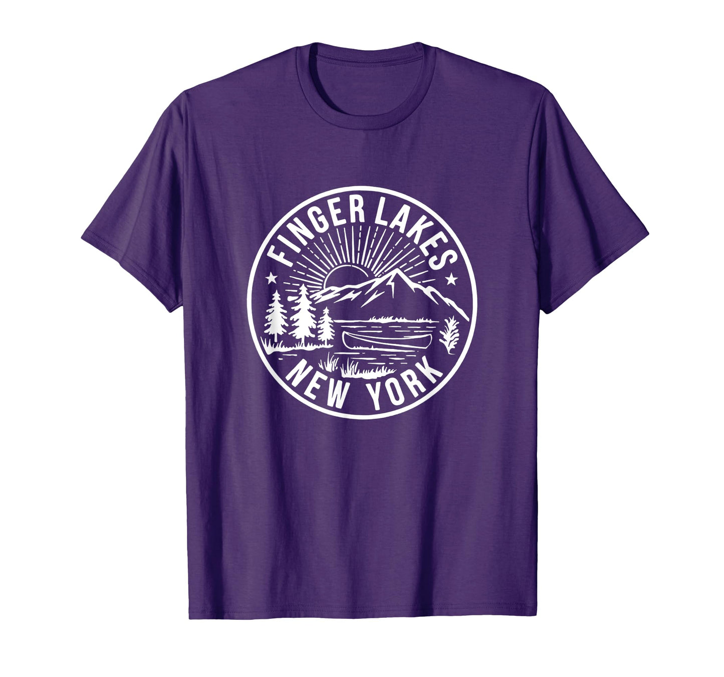 Finger Lakes New York Vintage Lake Life T-Shirt