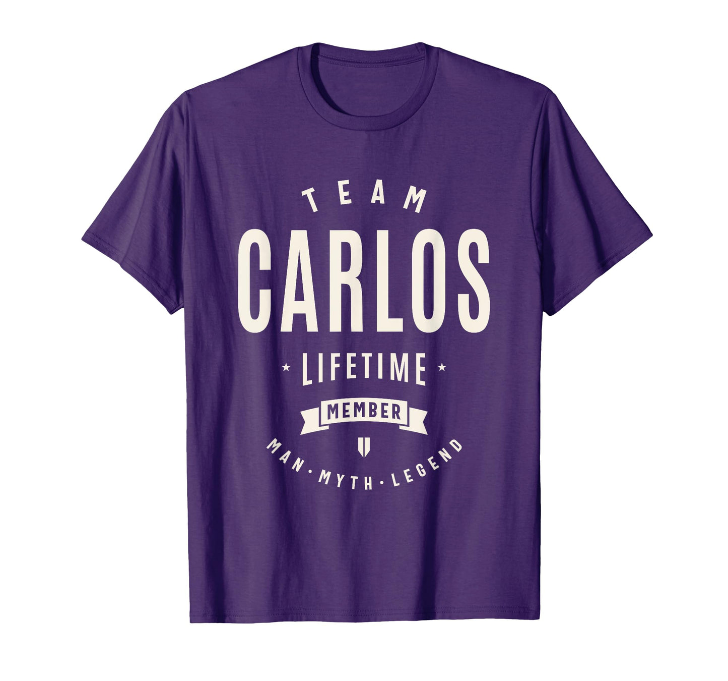 Team Carlos Lifetime Member Funny Name Carlos T-Shirt