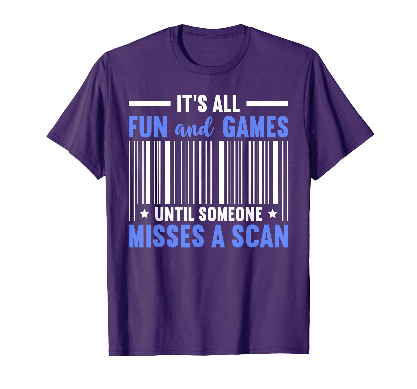 Misses A Scan Postal Worker Mailman Funny Mail Carrier T-Shirt
