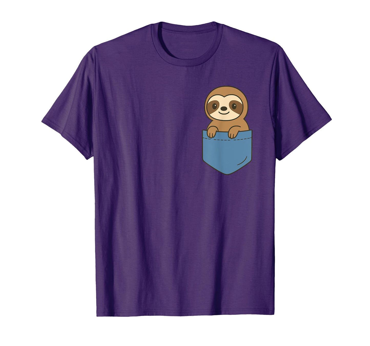 Funny Baby Sloth Pocket Pal Cute Lazy Animal Sloth Vibe T-Shirt