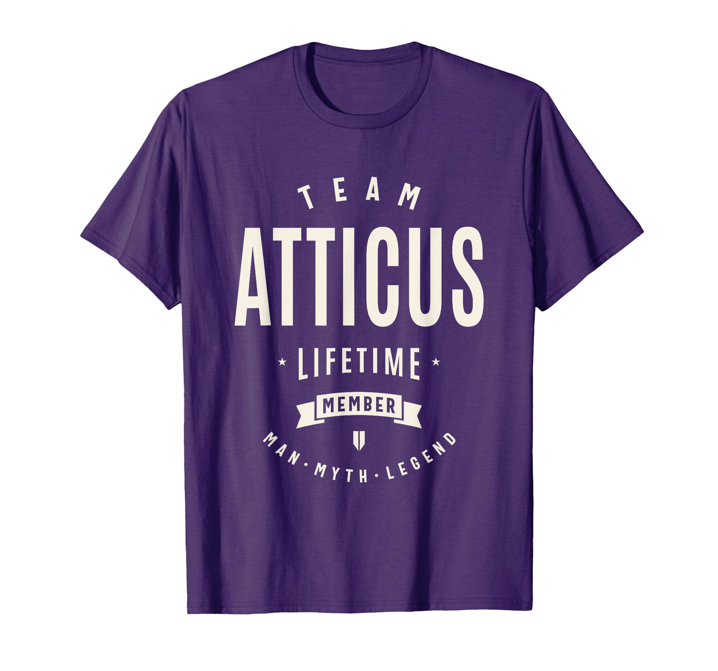 Team Atticus Lifetime Member Funny Name Atticus T-Shirt