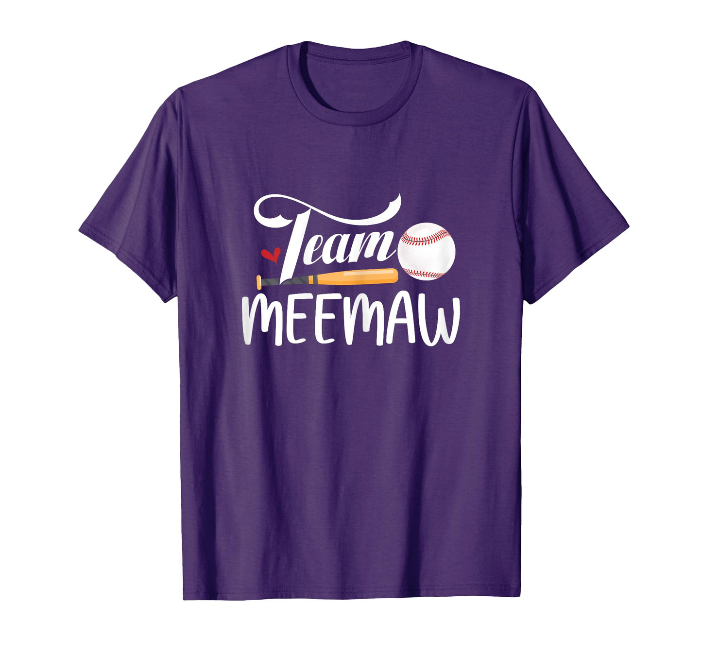 Team Meemaw Baseball Meemaw Life Mother's Day Sport Lovers T-Shirt