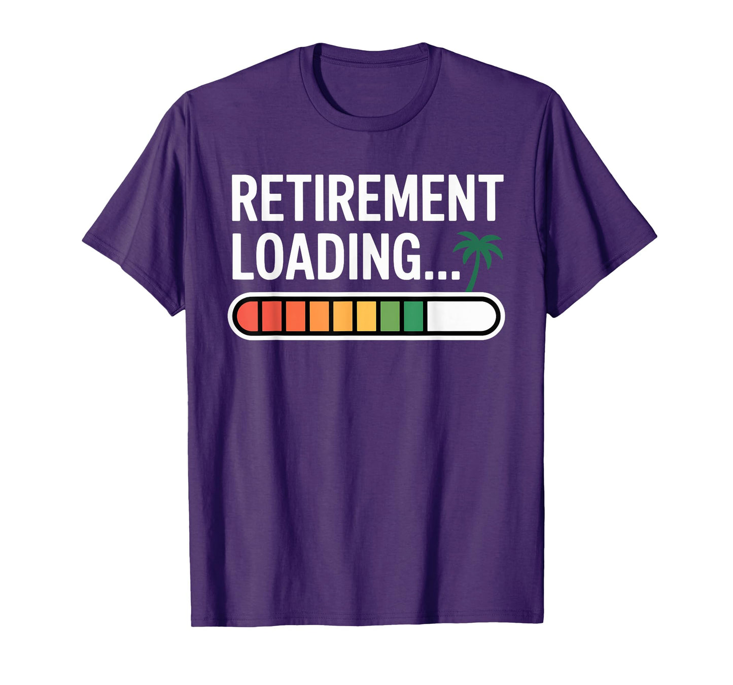 Retirement Loading 2026 Fun Countdown Palm Tree T-Shirt