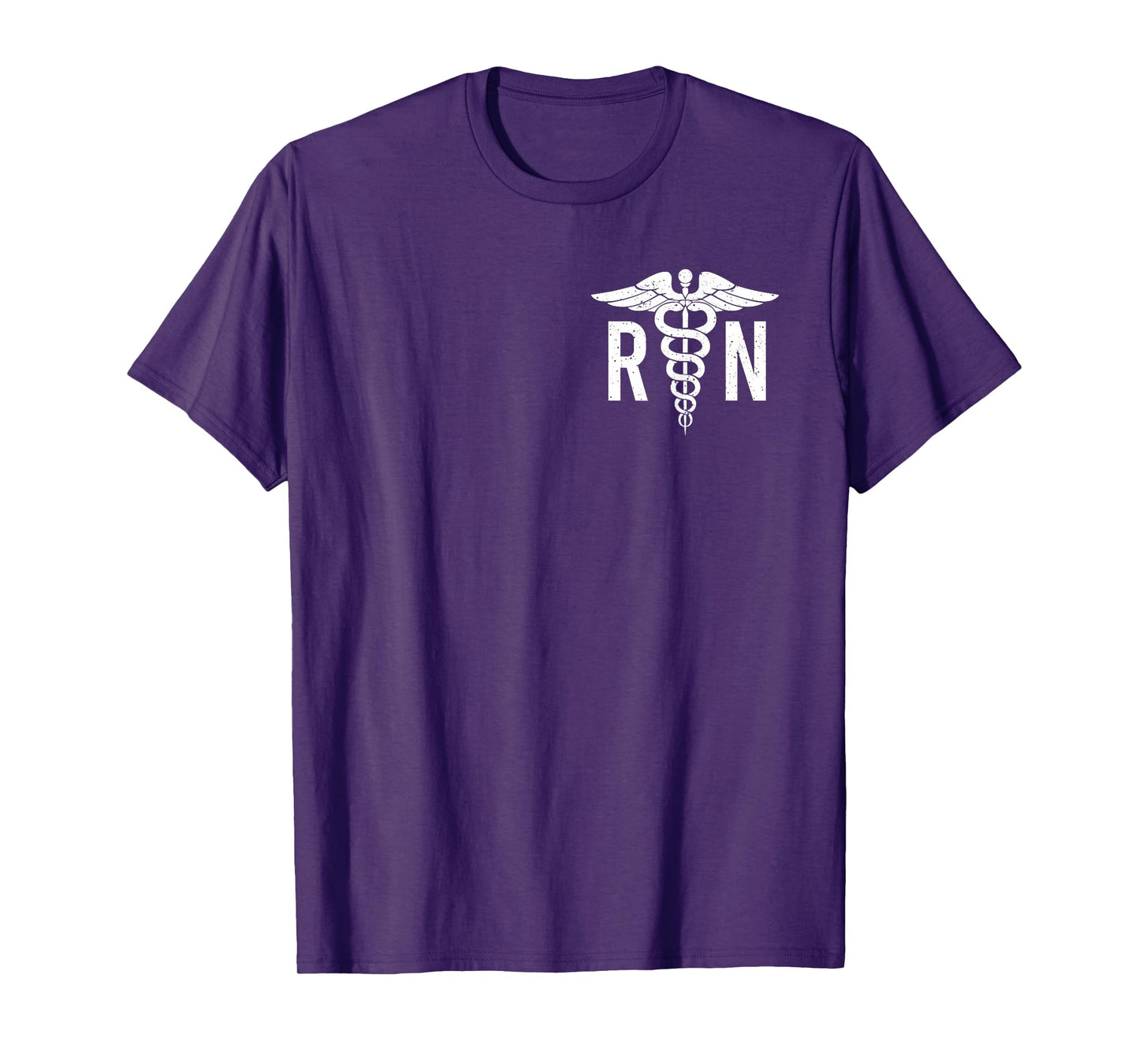 RN Nurse Shirt Registered Nurse Funny Nurse Day 2 Sided T-Shirt