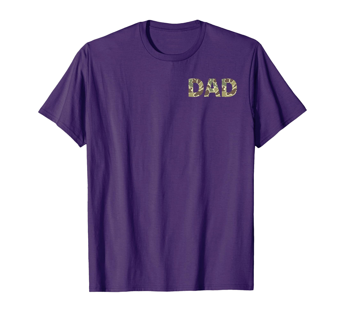 Camo Dad Pocket Size Old School Camo Dad Life Father's Day T-Shirt