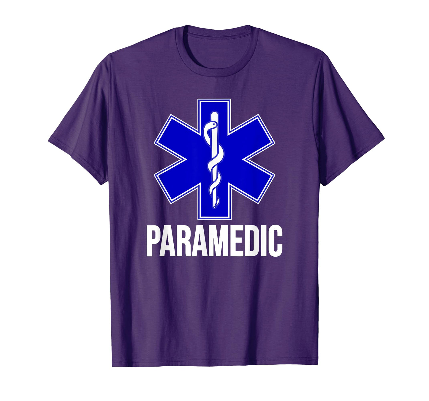PARAMEDIC STAR OF LIFE EMT EMS AMBULANCE UNIFORM COSTUME TEE T-Shirt