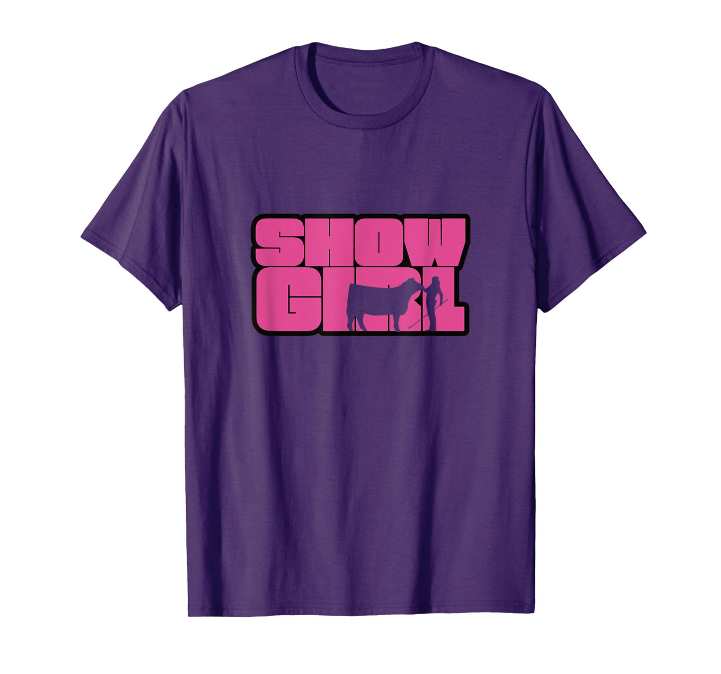 Show Girl - Fun Livestock Cattle Showing T-Shirt