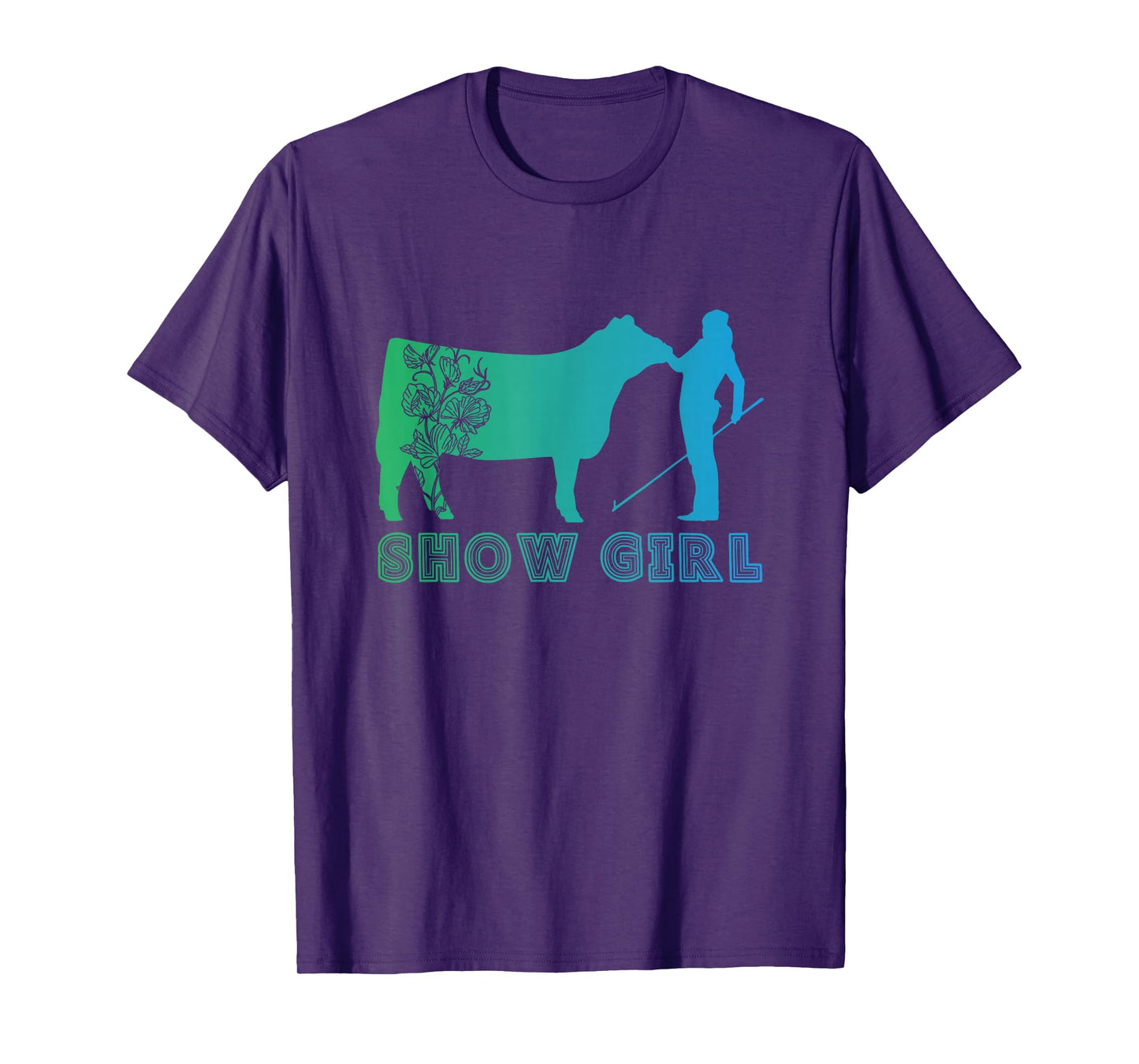 Show Girl - Fun Livestock Cattle Showing T-Shirt