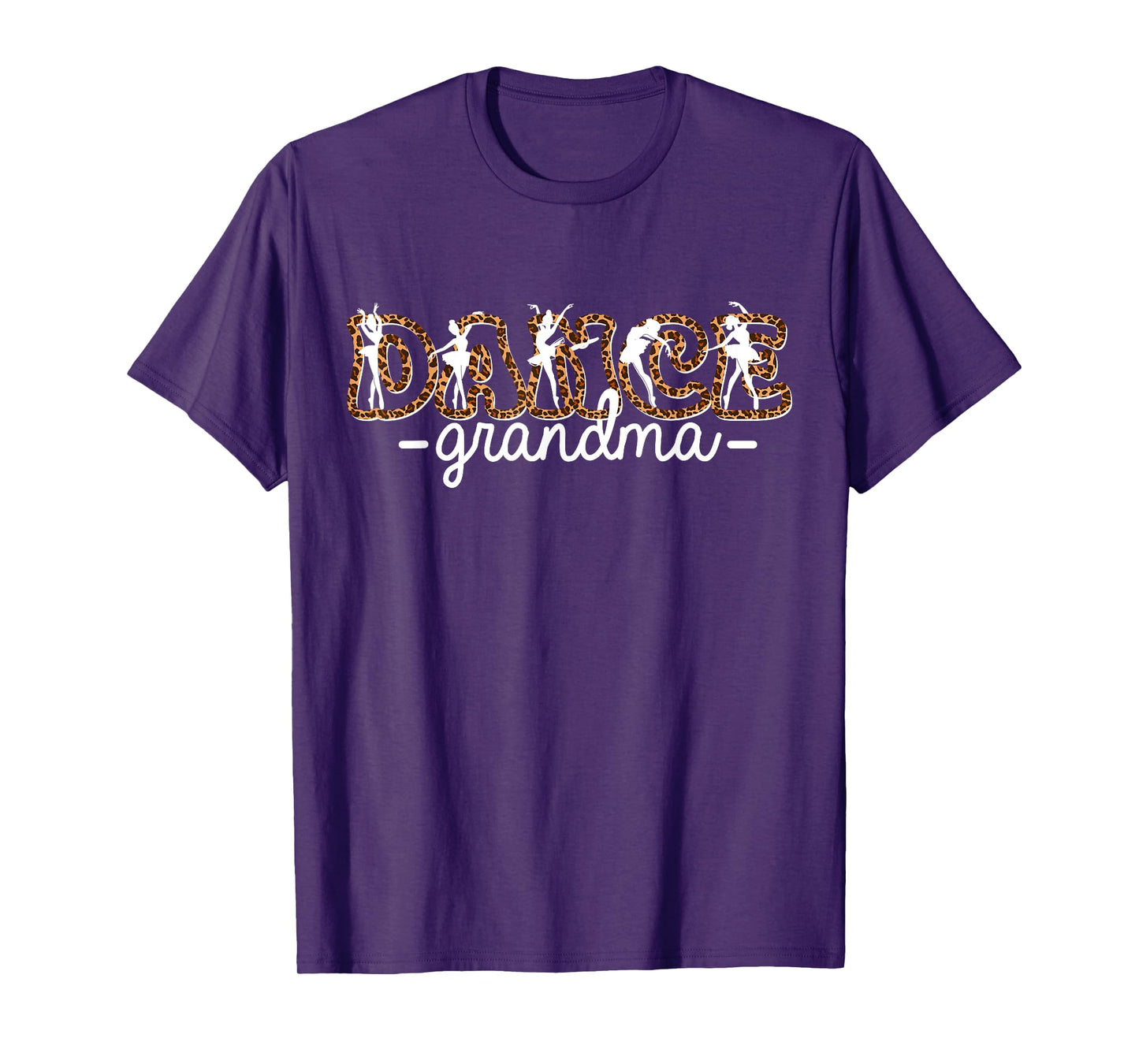 Dance Grandma Grandmother Dancing Life Leopard Girls Dancer T-Shirt