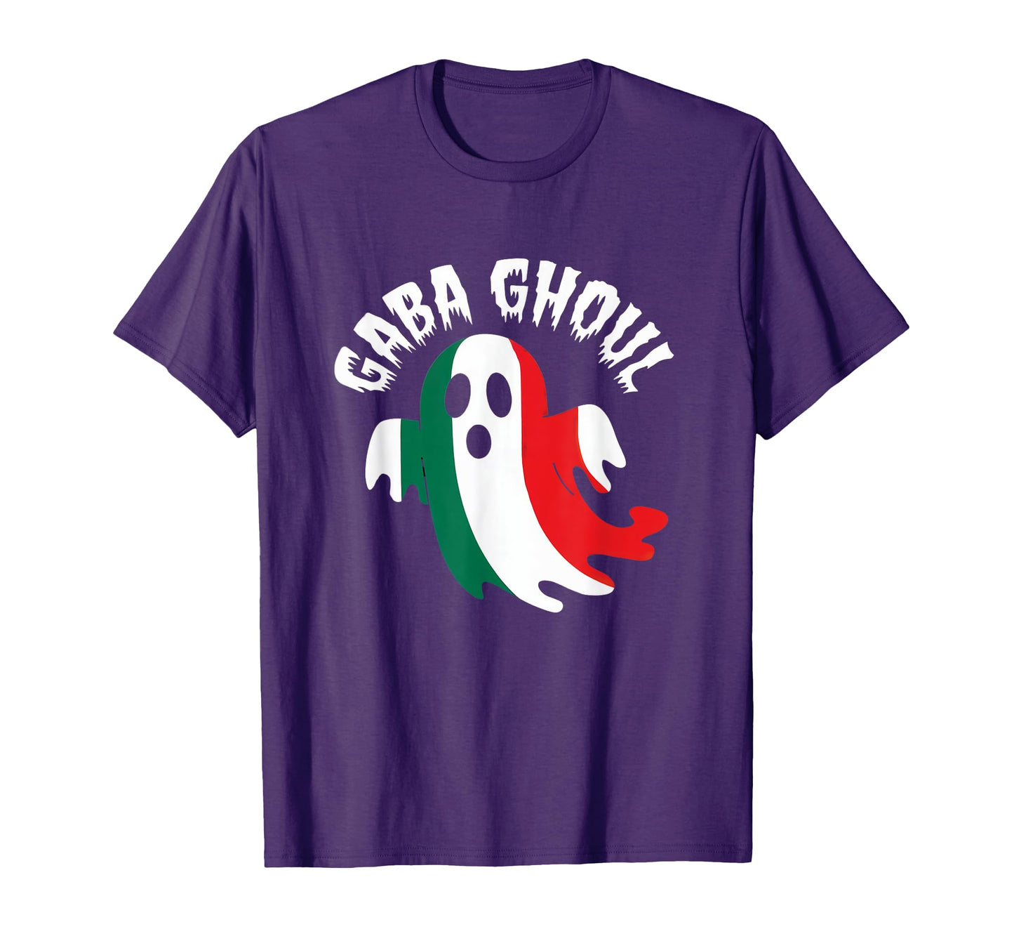 Halloween Gaba Ghoul Ghost Funny Italian Gabagool Pun T-Shirt