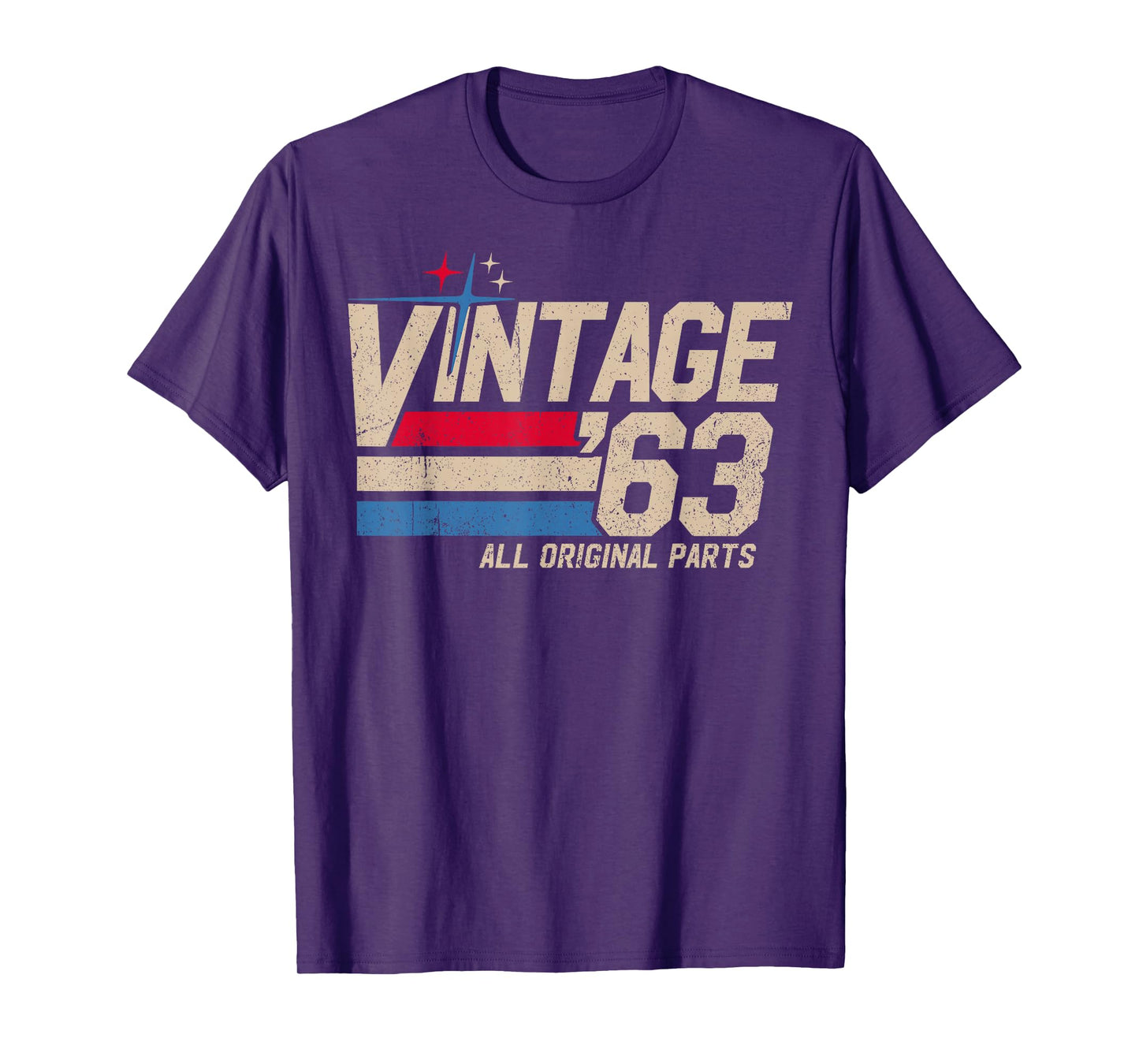 Vintage '63 Retro 62nd Birthday for Men Dad USA Since 1963 T-Shirt