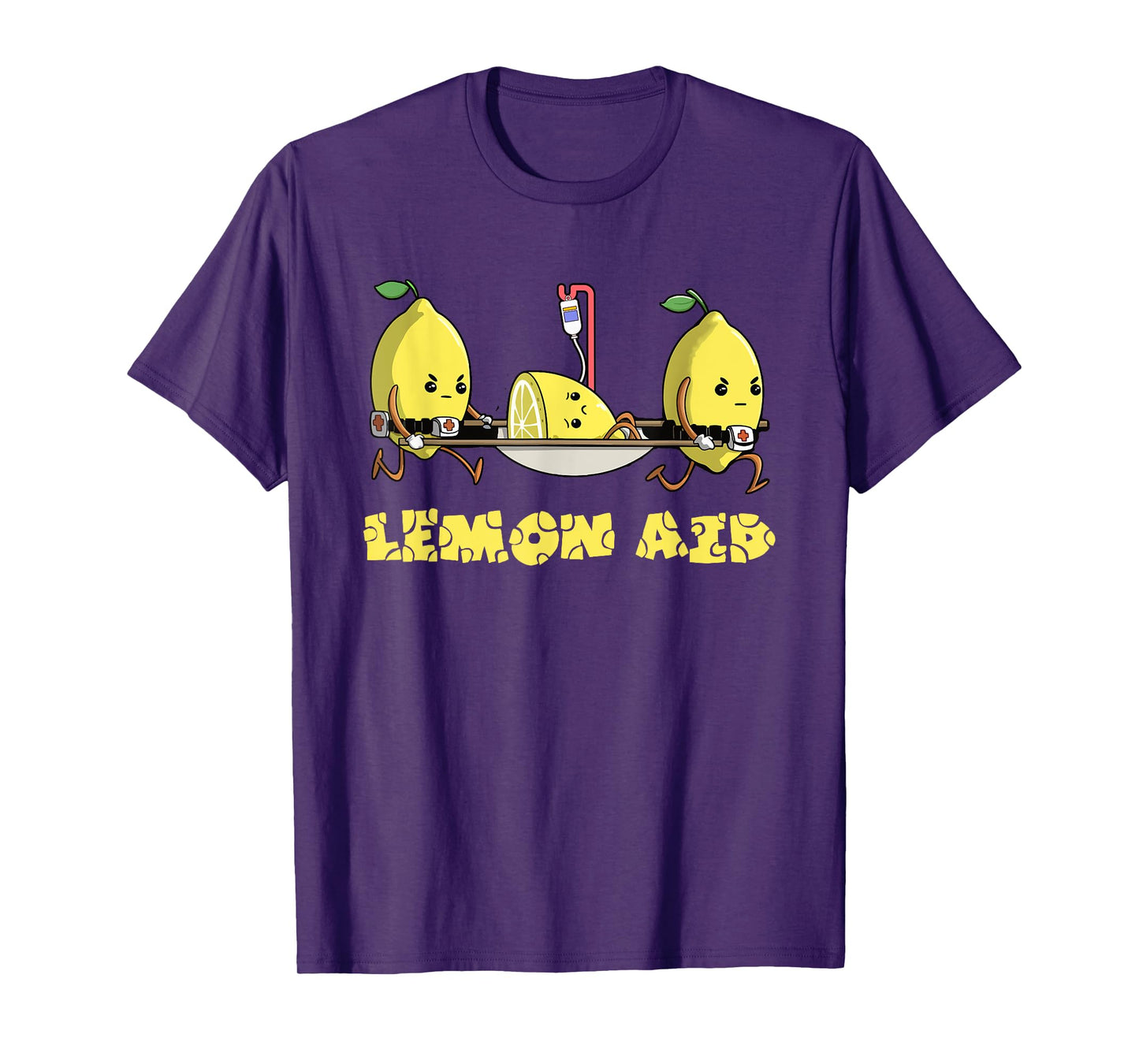 Lemon Aid Funny Lemonade Funny Lemons Meme Graphic Humorous T-Shirt
