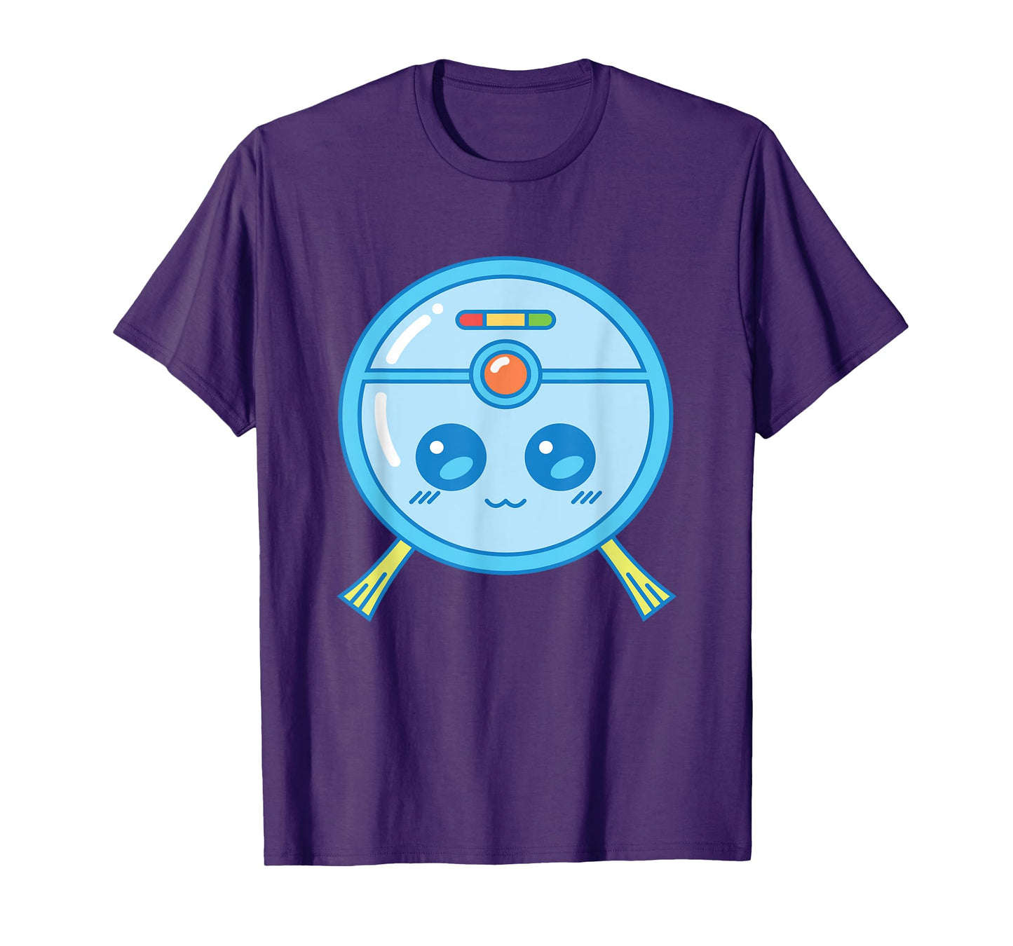 Cute Robot Vacuum Cleaner Cleaning Kawaii Kids T-Shirt