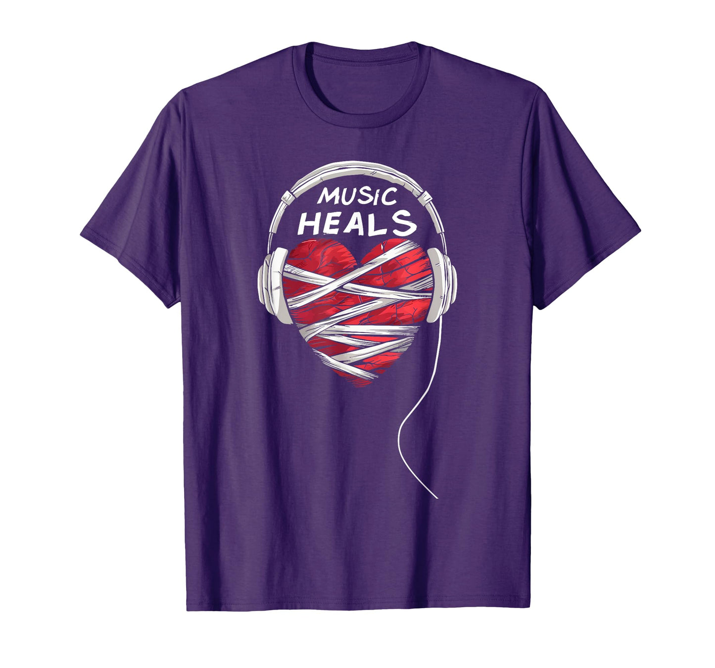 Music Heals Musician Music Lover T-Shirt