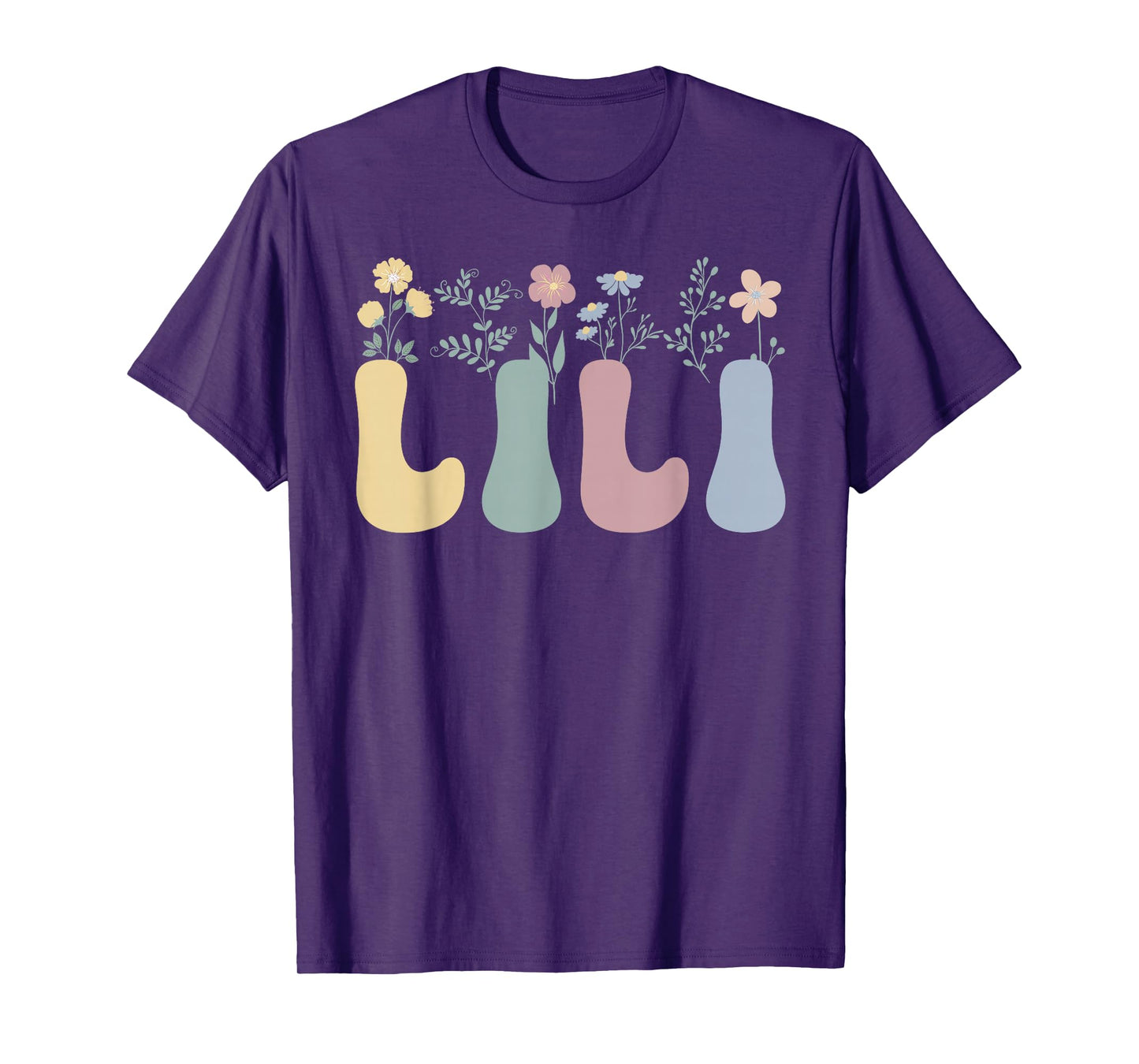 Lili Flowers Lili Grandmother Lili Grandma T-Shirt