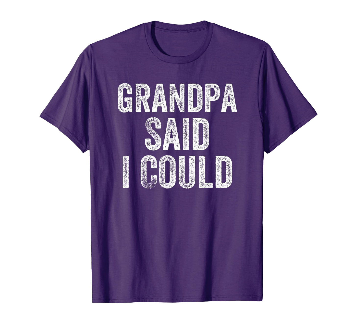 Grandpa Said I Could Funny Grandchild Grandson Granddaughter T-Shirt