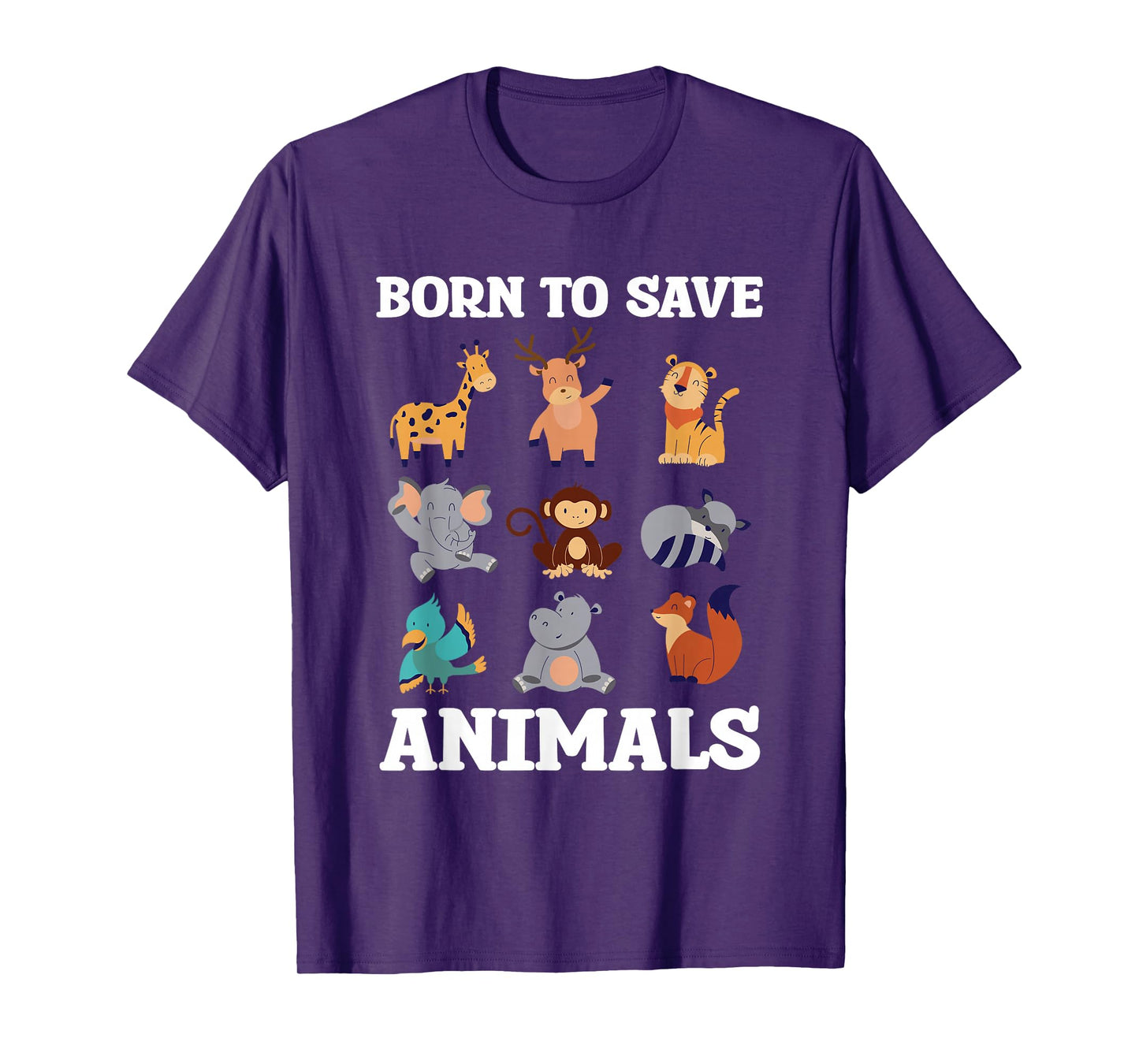 Born To Save Animals Wildlife Conservation T-Shirt