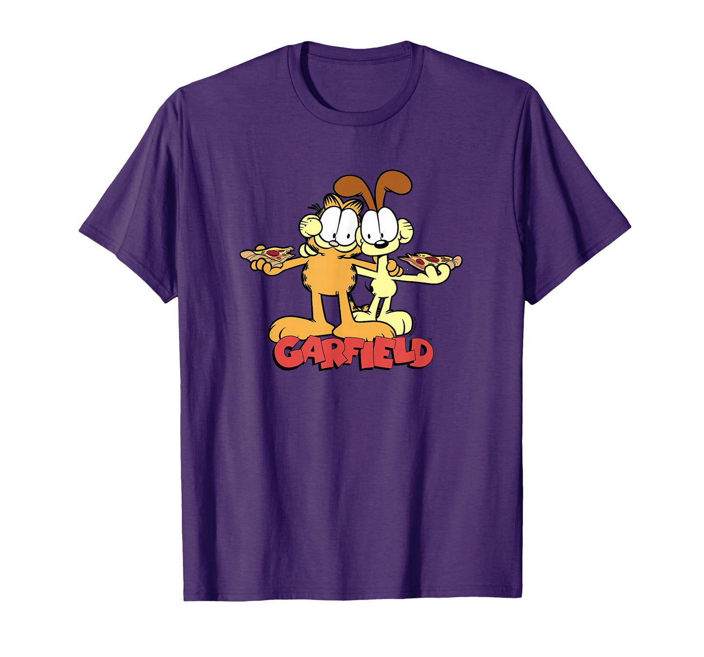 Garfield and Odie Pizza T-Shirt