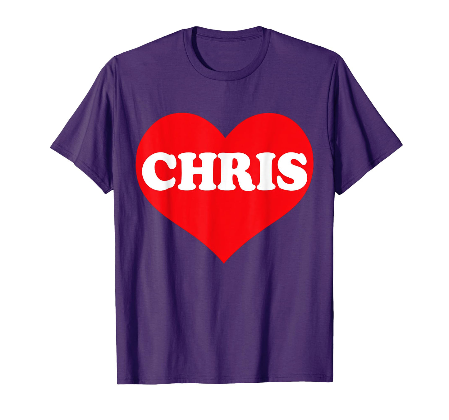 I Heart Chris, I Love Chris Custom T-Shirt