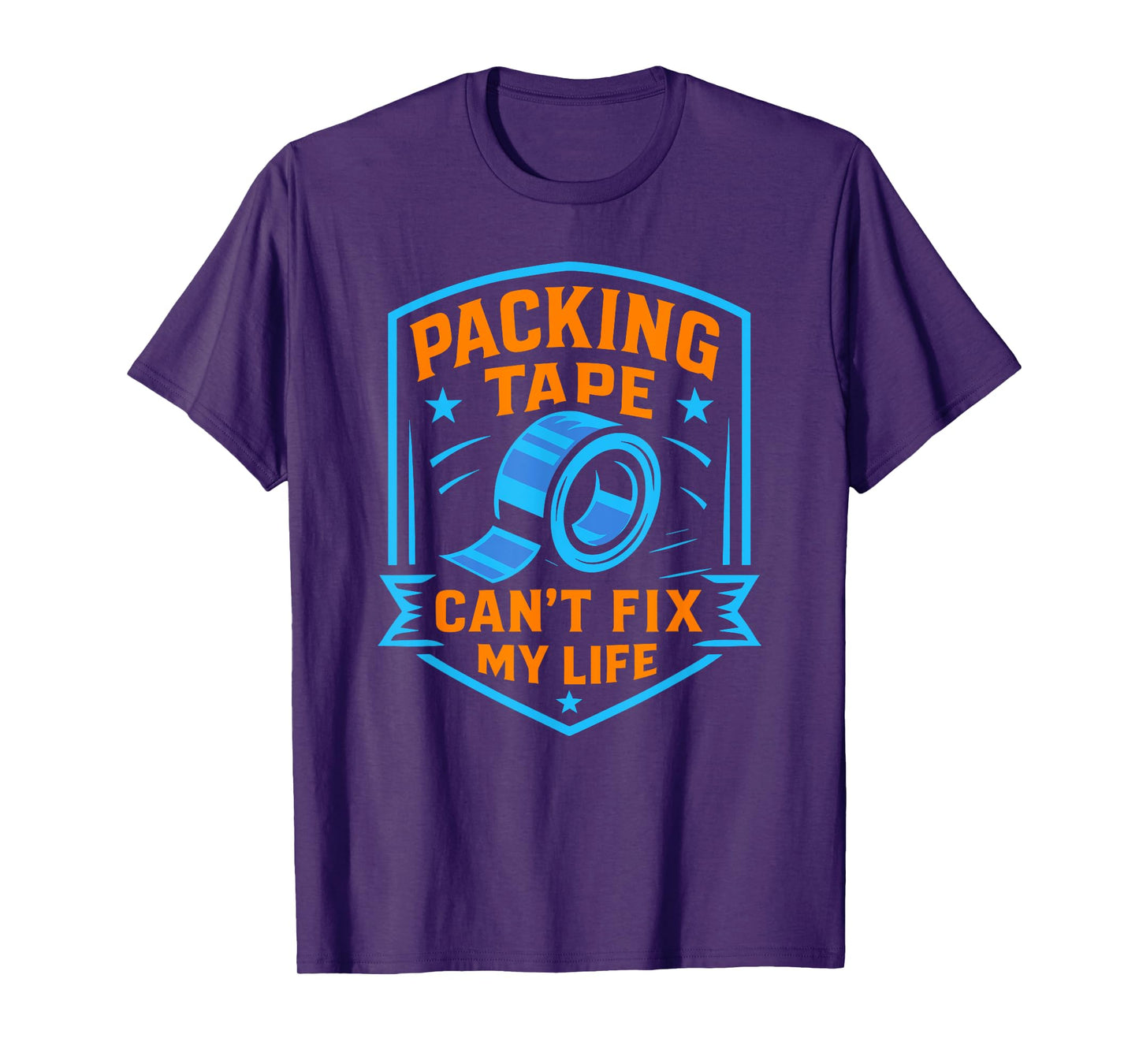 Packing Tape Can't Fix My Life Meme T-Shirt