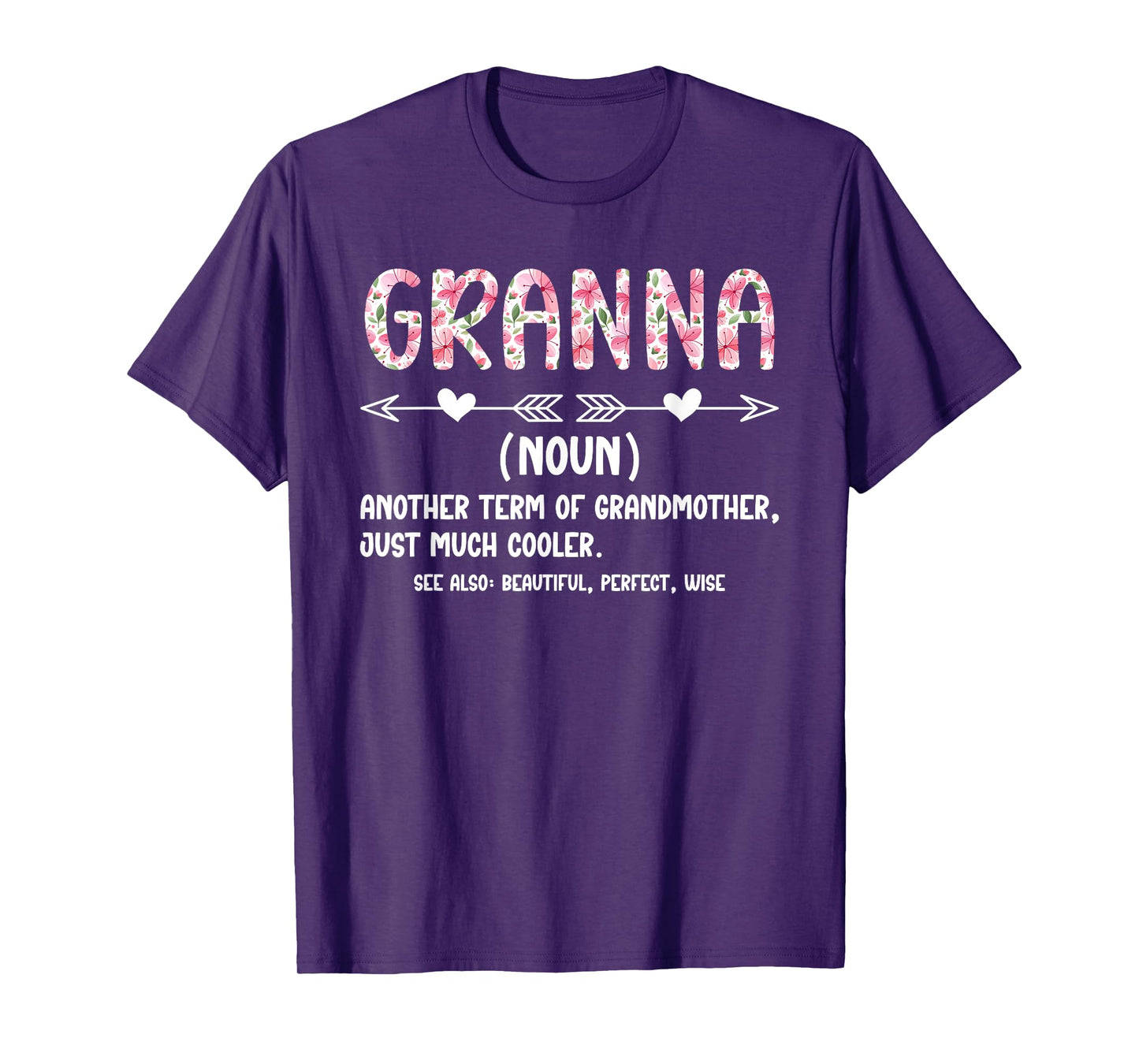 Granna Definition Granna Grandma Granna Grandmother T-Shirt