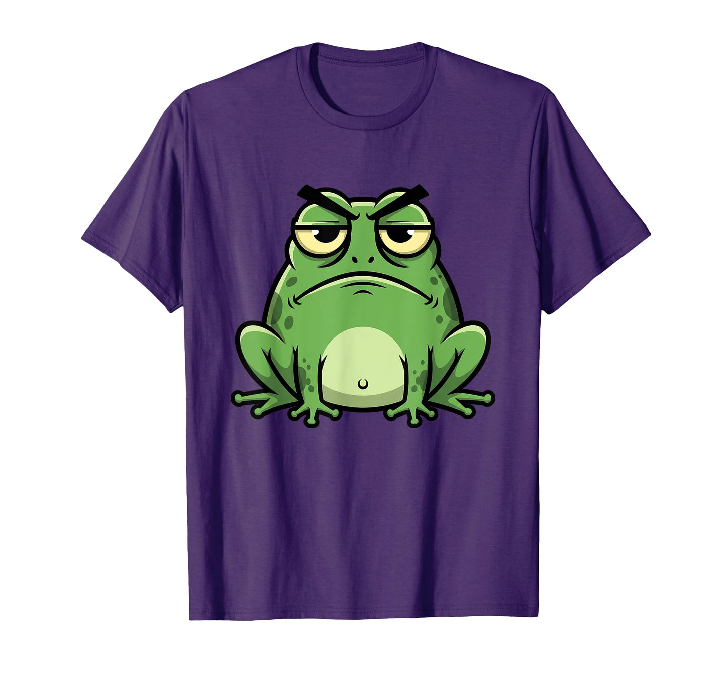 Funny Grumpy Frog Toad Animal Design Gift for Men Women Kids T-Shirt