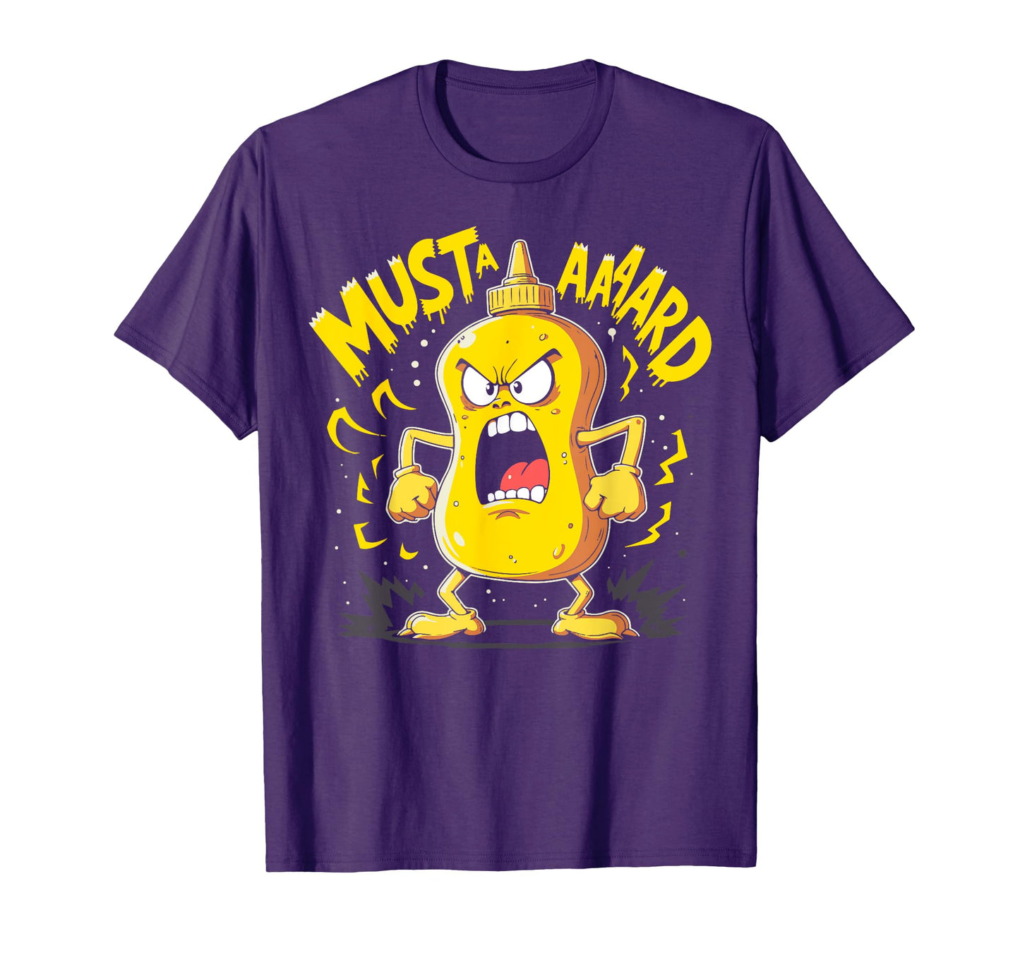 Mustard Bottle Scream – Funny Condiment Rap Humor T-Shirt