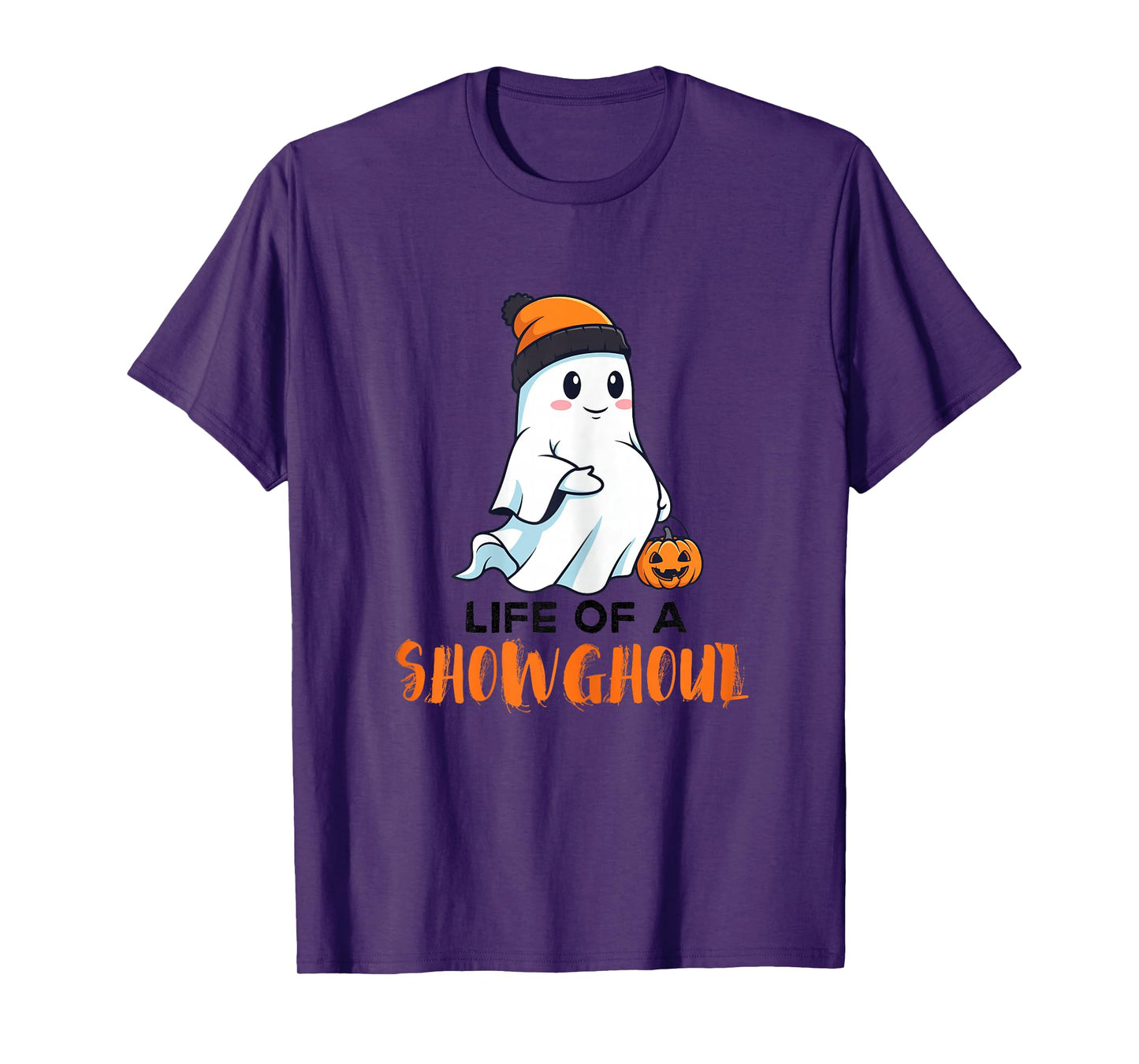 Fan Pregnant-Ghost Halloween-Pregnancy Showghoul Cute Life T-Shirt