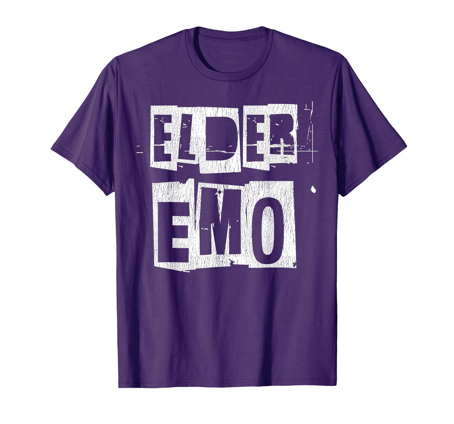 Elder Emo Funny Emo Phase Funny Punk Rocker Aesthetic T-Shirt