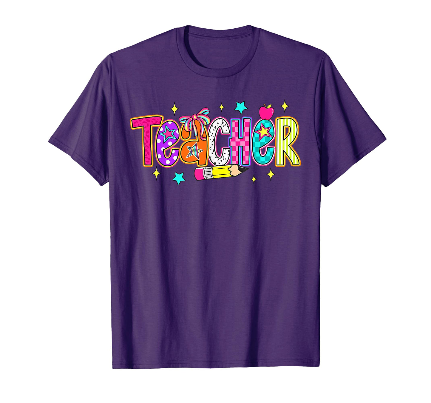 Teach Love Inspire Back To School Teacher Kids Boys Girls T-Shirt
