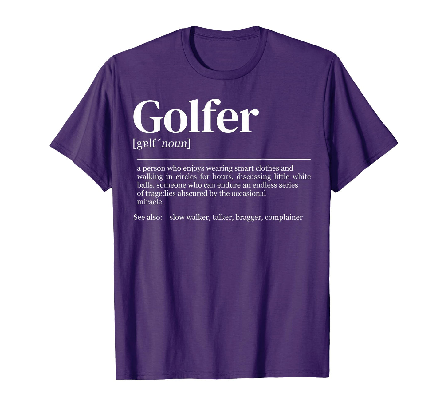 Golf definition women men Golf Player T-Shirt