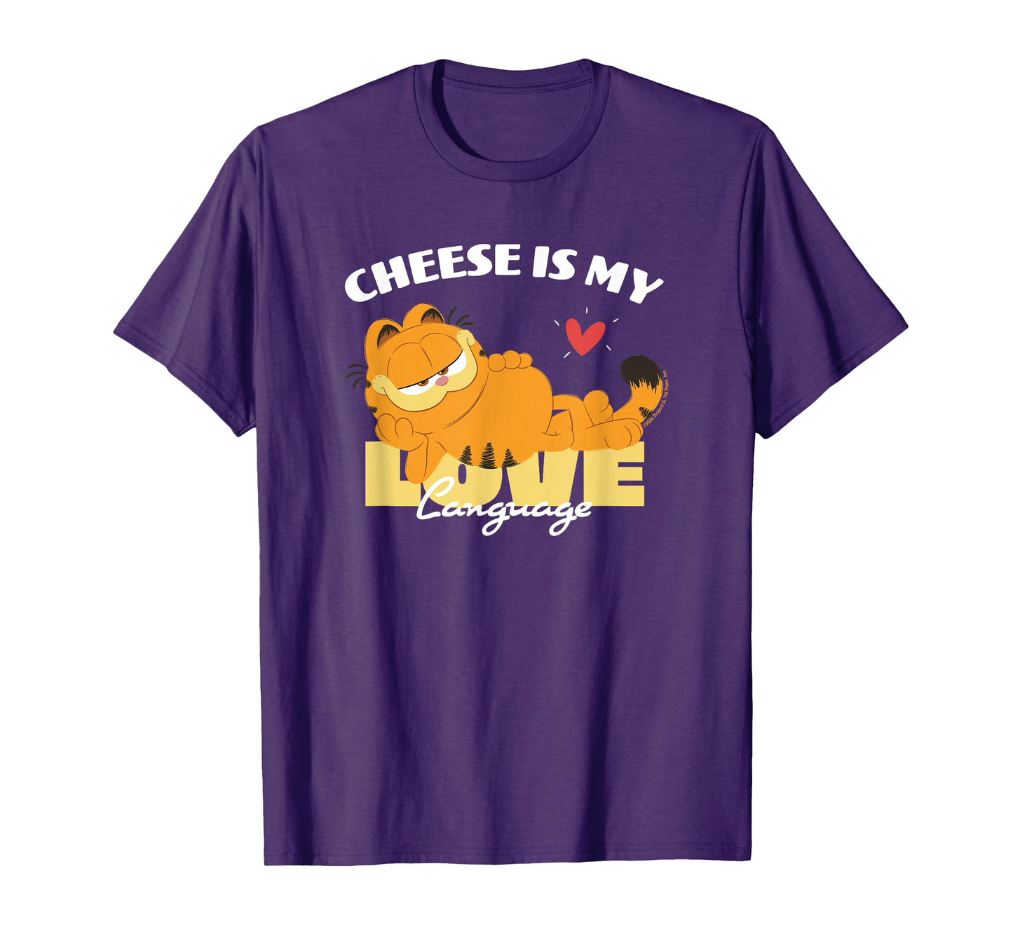 Garfield Cheese is My Love Language T-Shirt